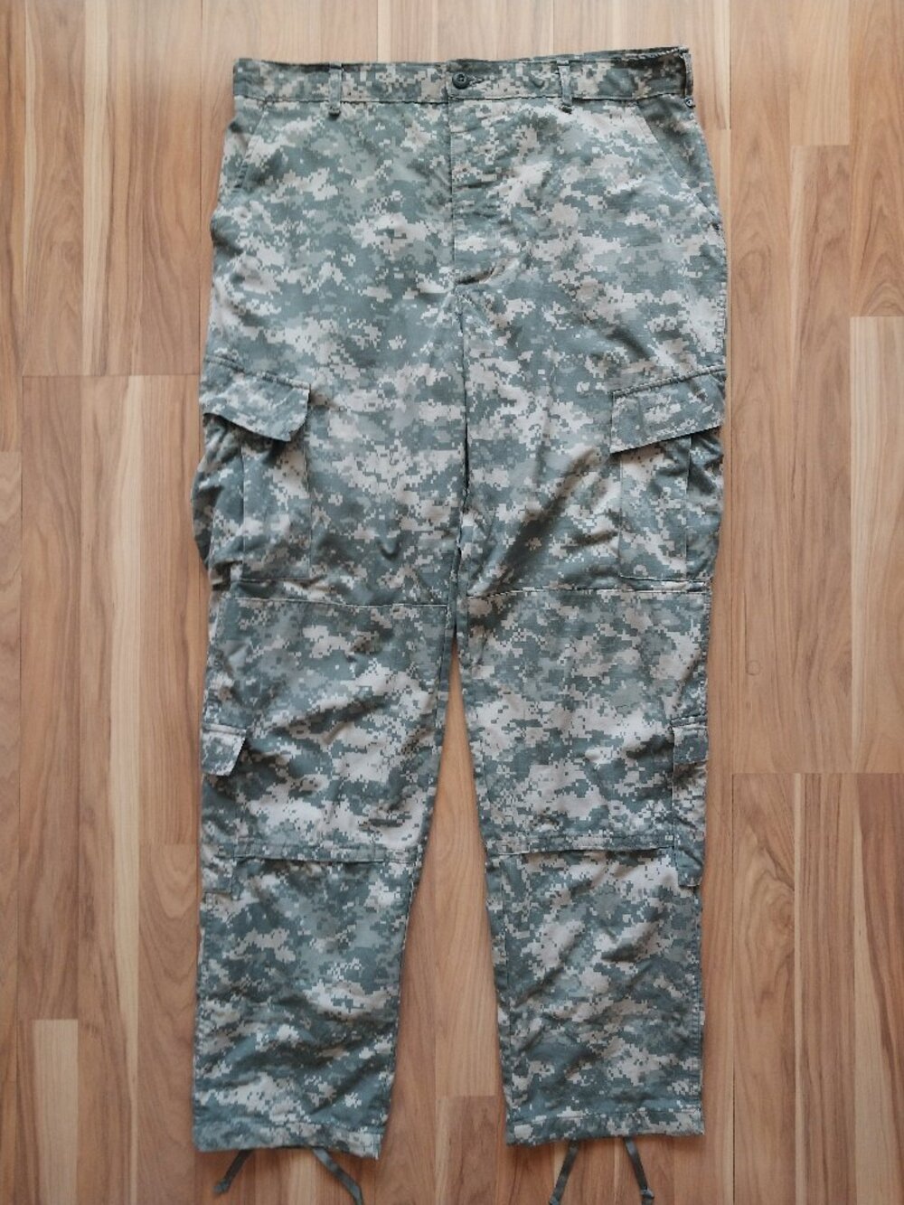 US Army UCP Camouflage ACU Trousers Ripstop Size Large X-Long
